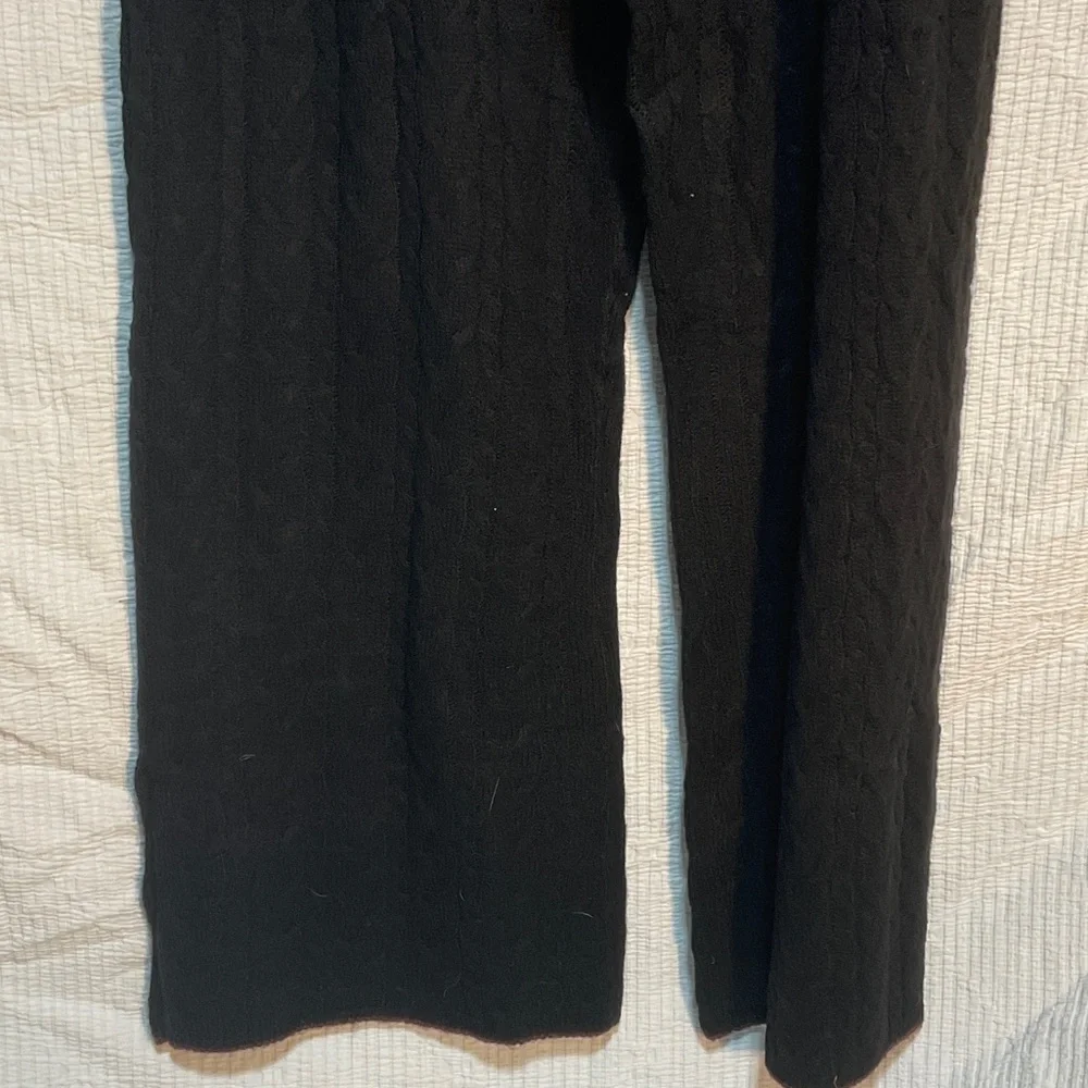 Disturbia Black Knit Women's Trousers - Picture 6 of 9